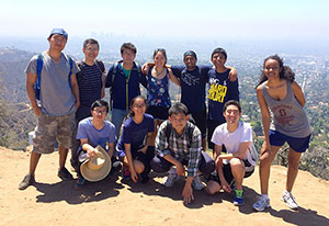 group photo after hike