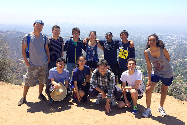 group photo after hike